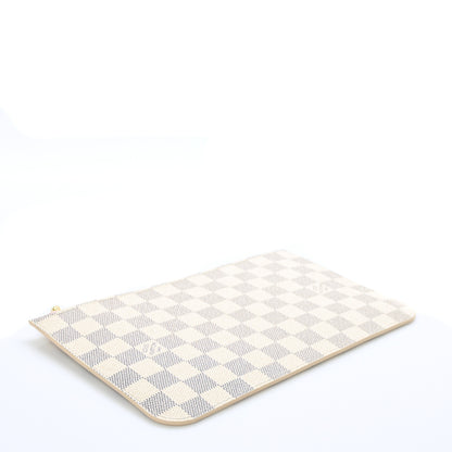 Louis Vuitton Damier Azur Neverfull MM GM Pochette Rose Ballerine 4 of 6