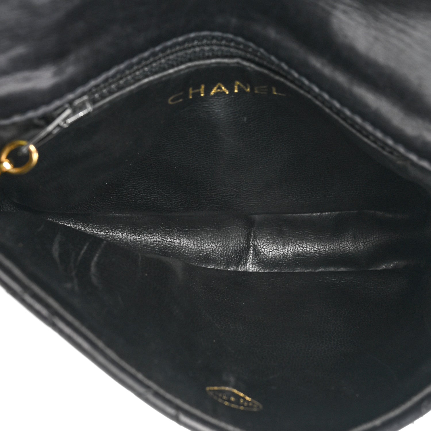 Chanel Lambskin Quilted Flap Waist Belt Bag 75 30 Black 5 of 19