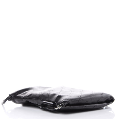 Stella McCartney Eco Alter Nappa Perforated Logo Mini Drawstring Backpack Black 4 of 6