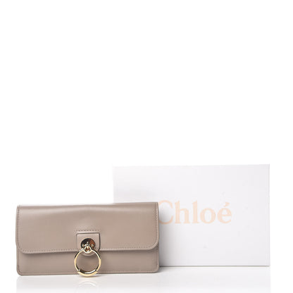 Chloe Smooth Calfskin Tess Long Wallet Motty Grey 8 of 8