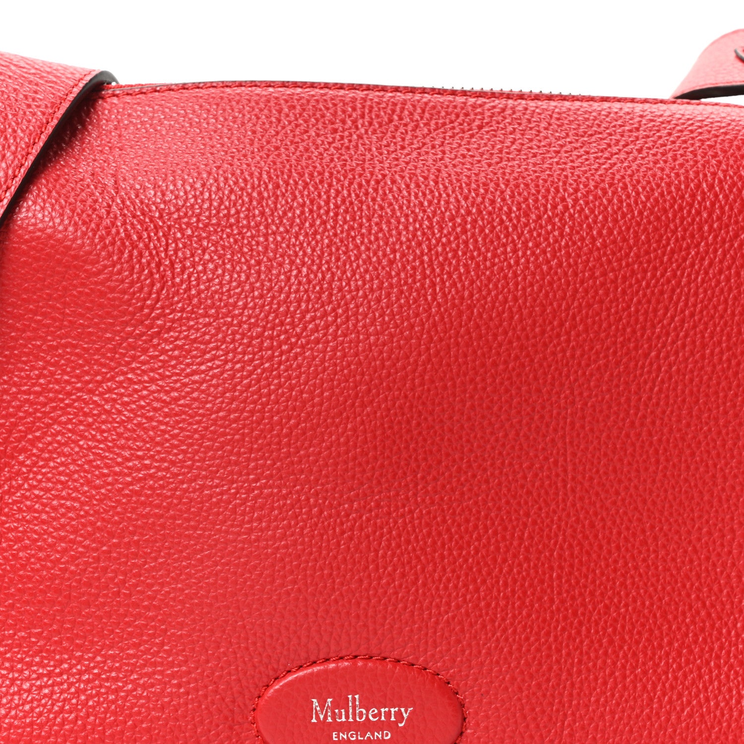 Mulberry Small Classic Grain Billie Crossbody Bag Red 8 of 10