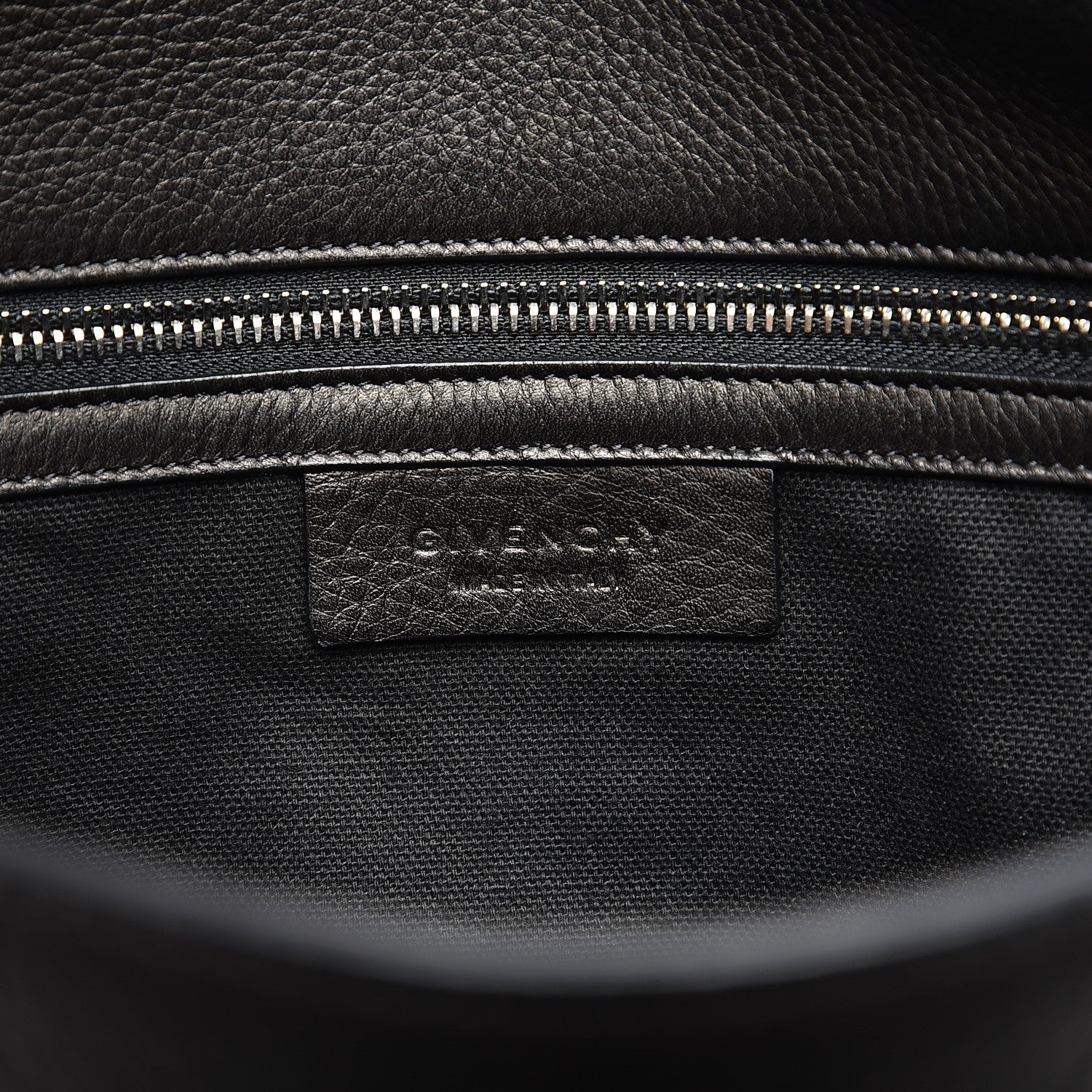Givenchy Waxy Grained Calfskin Medium Pandora Pure Flap Bag Black 7 of 10