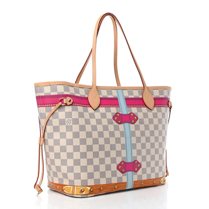 Louis Vuitton Damier Azur Summer Trunks Hawaii Neo Neverfull MM 2 of 4