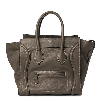 Celine Pebbled Calfskin Mini Luggage Souris 1 of 8