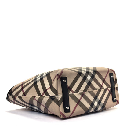 Burberry Nova Check Large Nickie Tote Black 3 of 9