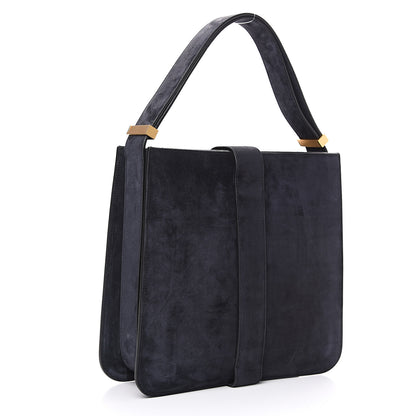Bottega Veneta Suede Medium Marie Bag Navy 2 of 9