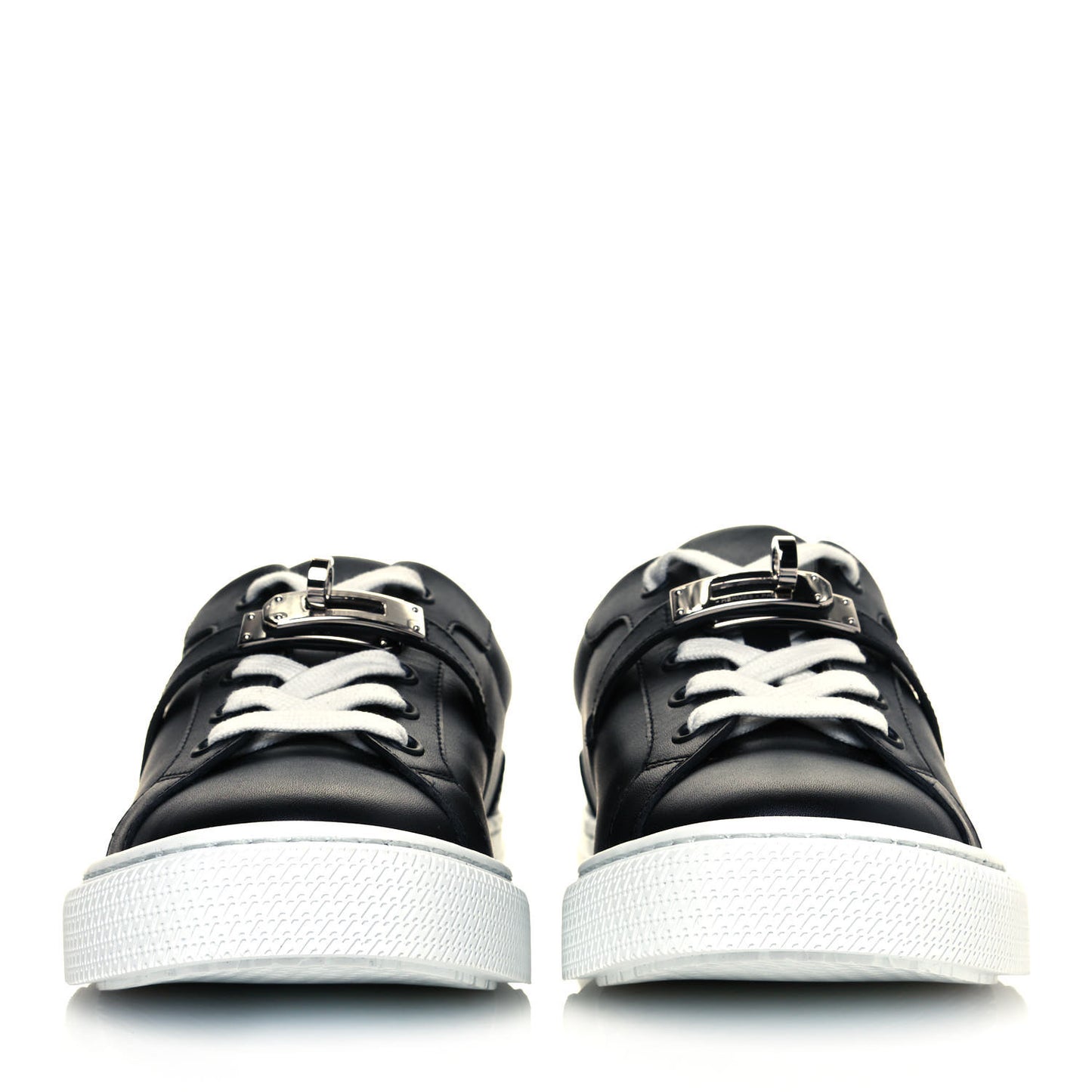 Calfskin Day Sneakers 36.5 Black