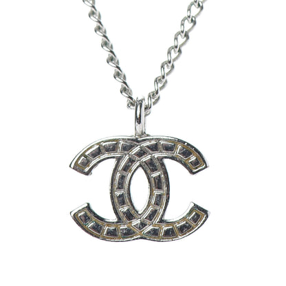 Chanel CC Necklace Silver 3 of 5