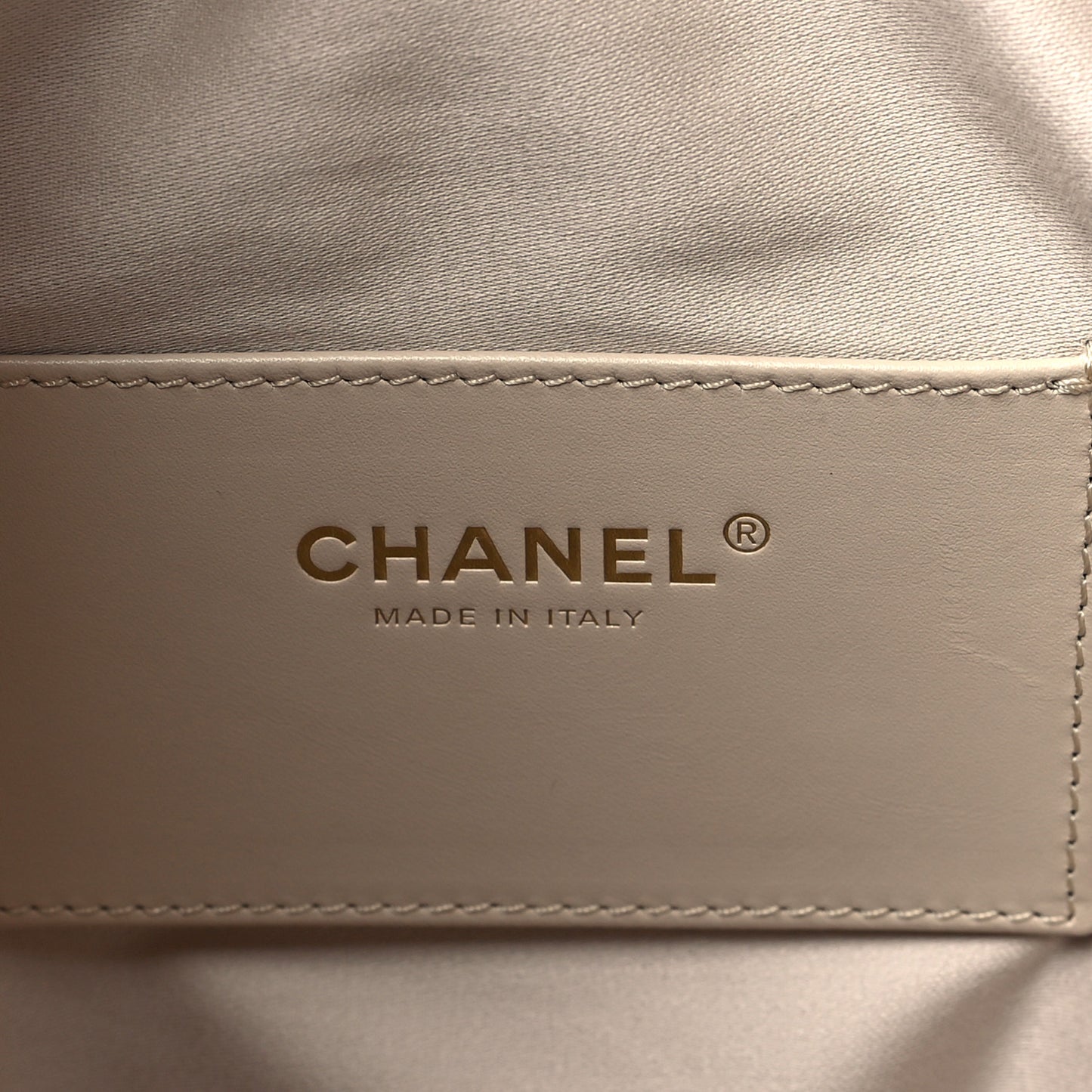 Caviar Quilted Medium Chanel 25 Handbag Beige
