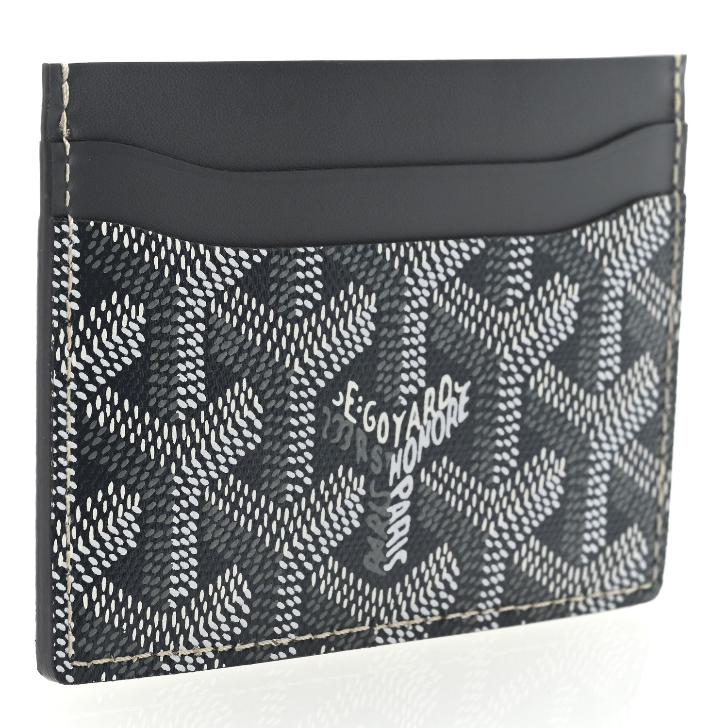 Goyard Goyardine Saint Sulpice Card Holder Grey 3 of 6