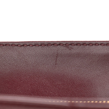 Saint Laurent Calfskin Y Quilted Monogram Medium Loulou Chain Satchel Rouge Legion 12 of 12