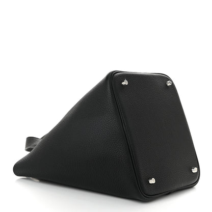 Hermes Taurillon Clemence Picotin Lock 22 MM Black 4 of 10