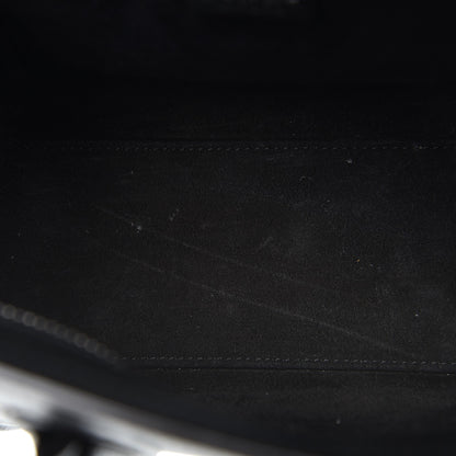 Celine Drummed Calfskin Nano Luggage Black 8 of 8