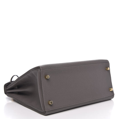 Hermes Togo Kelly Retourne 28 Etain 4 of 10
