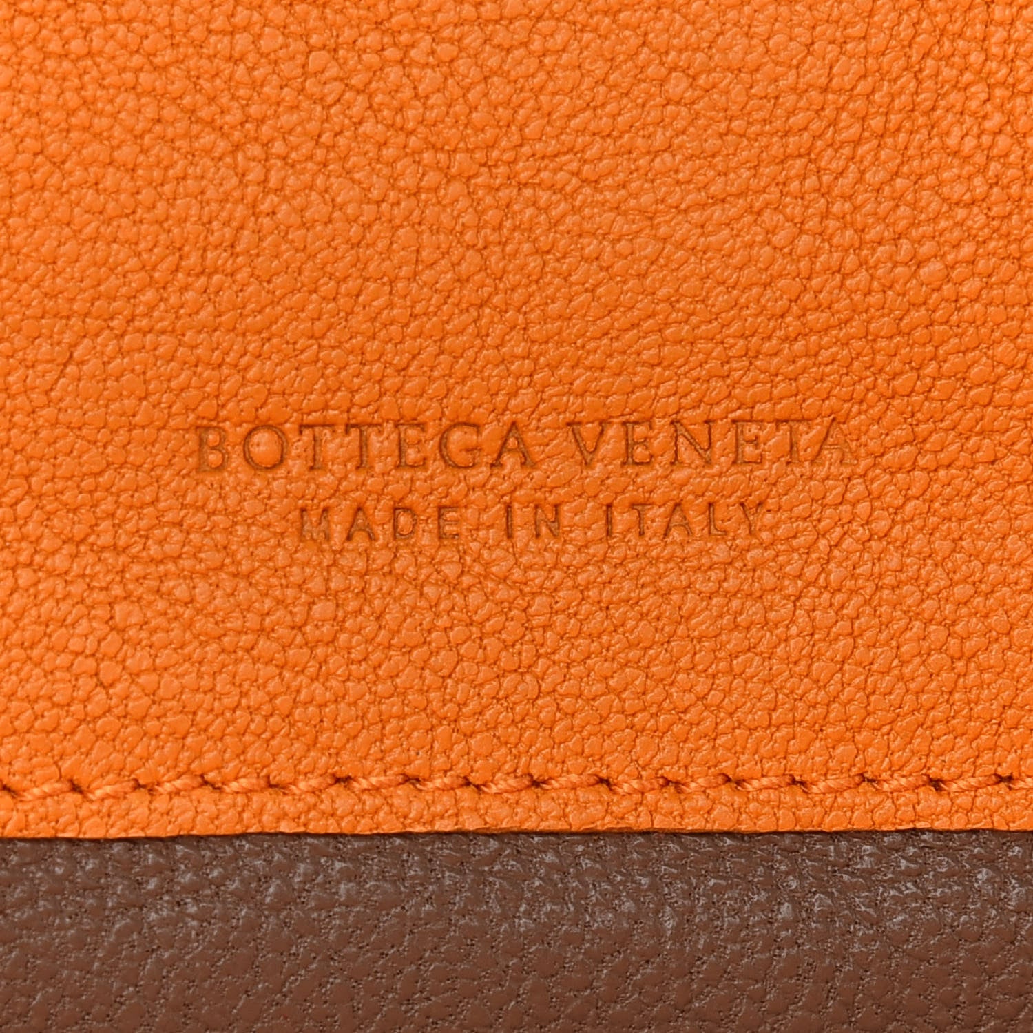 Bottega Veneta Nappa Intrecciato Flap Wallet Tangerine 7 of 8