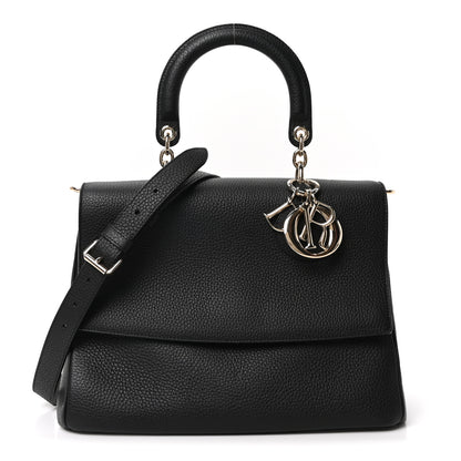 Christian Dior Bullcalf Medium Be Dior Flap Black Fraise 1 of 9