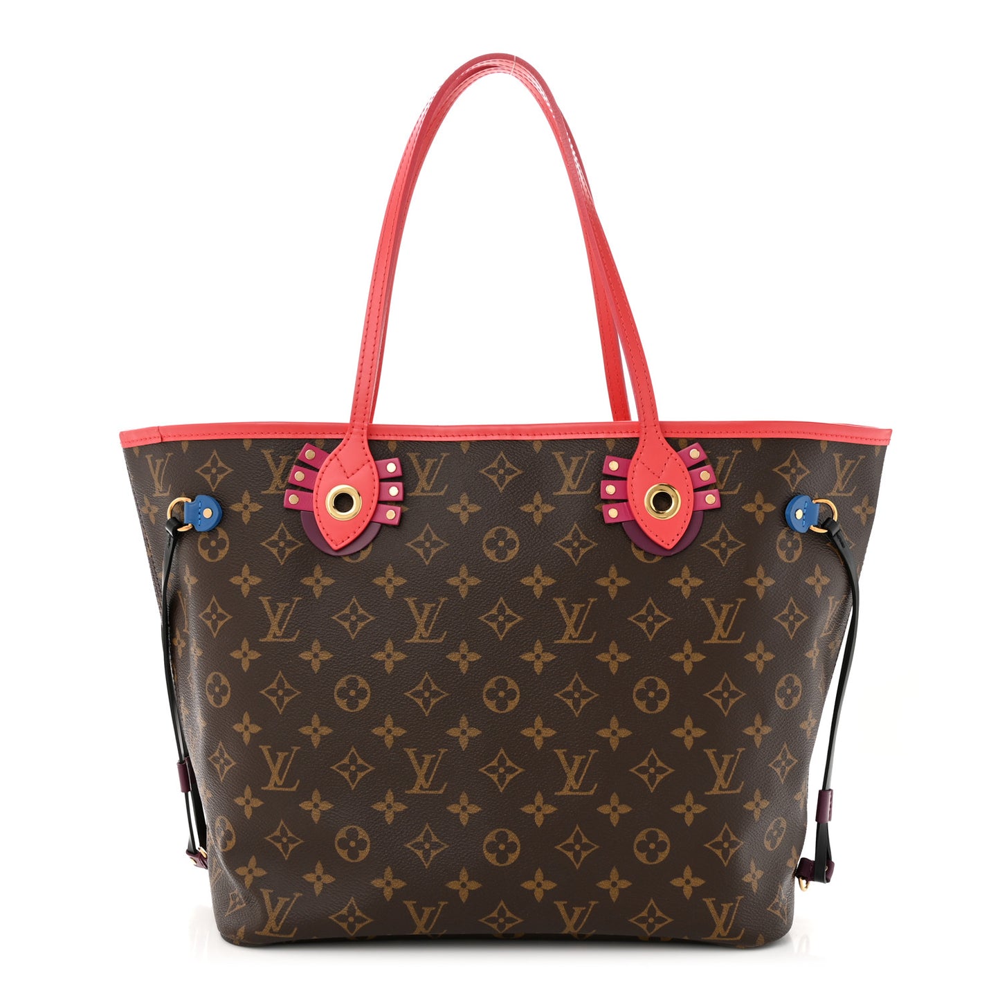 Monogram Totem Neo Neverfull MM Flamingo