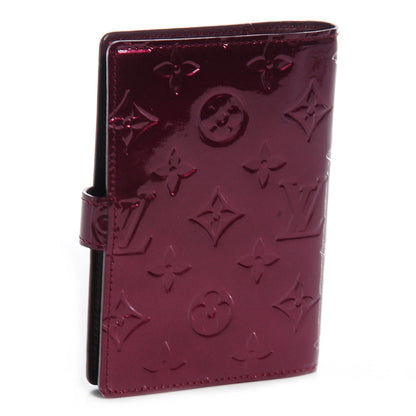 Louis Vuitton Vernis Small Ring Agenda Cover Rouge Fauviste 3 of 7