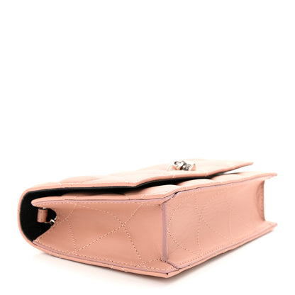 Alexander McQueen Calfskin Quilted Graffiti Skull Small Chain Crossbody Bag Rose Gold 4 of 10