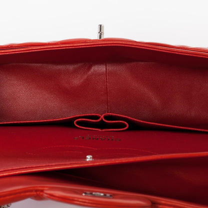Chanel Lambskin Jumbo Double Flap Red 7 of 10