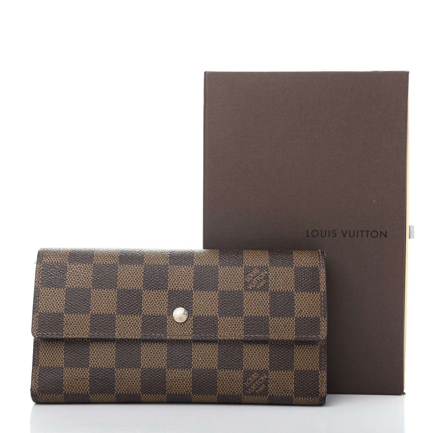 Louis Vuitton Damier Ebene Porte Tresor International Wallet 11 of 11
