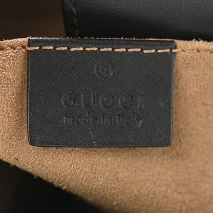 Gucci GG Supreme Monogram Small Padlock Tote Black 6 of 12