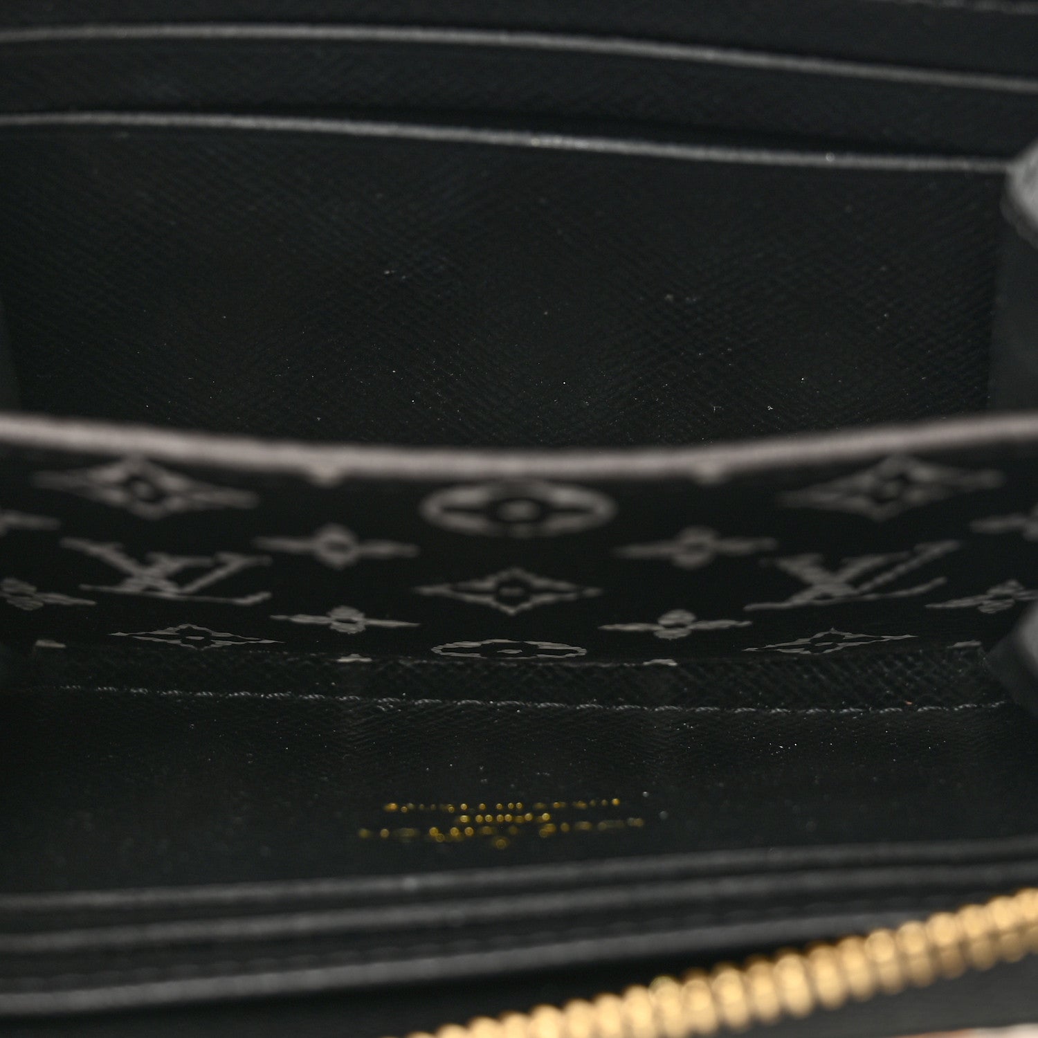 Louis Vuitton Monogram Giant Jungle Zippy Coin Purse Black 5 of 6