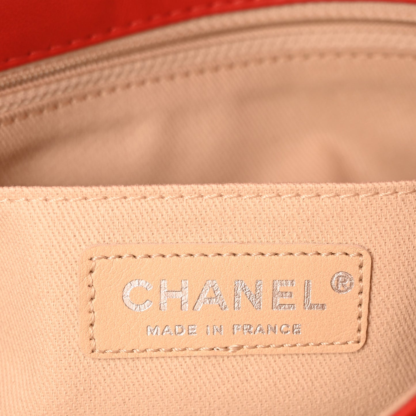 Lambskin Quilted Medium Icons Secret Label Flap Coral