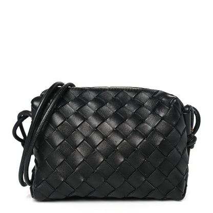 Bottega Veneta Nappa Intrecciato Mini Loop Camera Bag Black 1 of 8