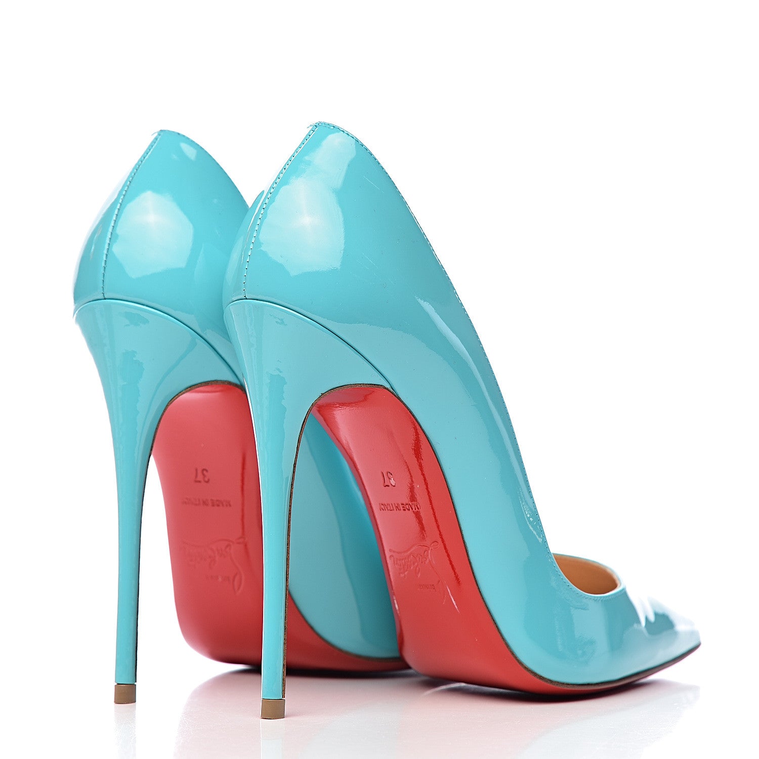 Christian Louboutin Patent So Kate 120 Pumps 37 Pacific 4 of 15