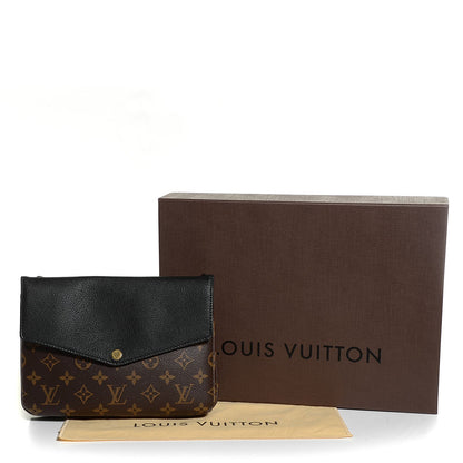 Louis Vuitton Monogram Twinset Clutch Black 5 of 9