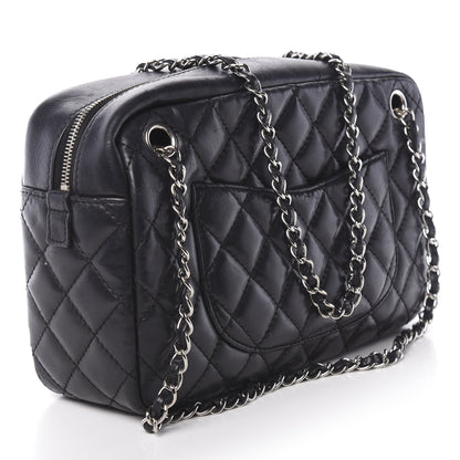 Chanel Lambskin Quilted Medium Camera Case Black 2 of 17