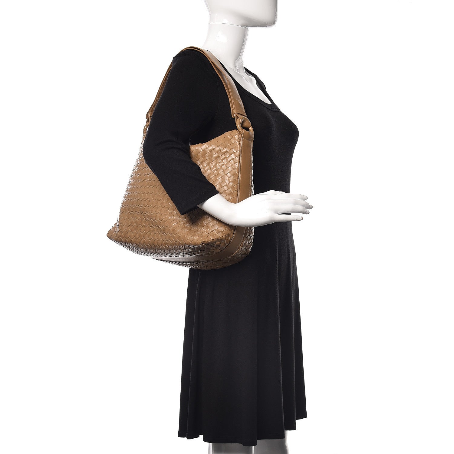 Bottega Veneta Nappa Intrecciato Hobo Camel 2 of 9