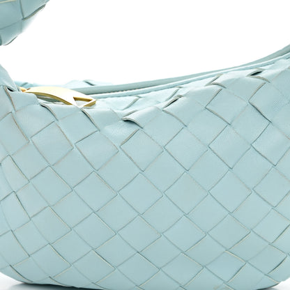 Bottega Veneta Nappa Intrecciato Mini Jodie Teal Washed 8 of 10