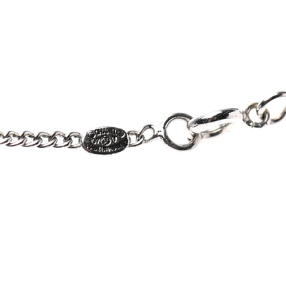 Chanel Crystal CC Necklace Silver 5 of 5