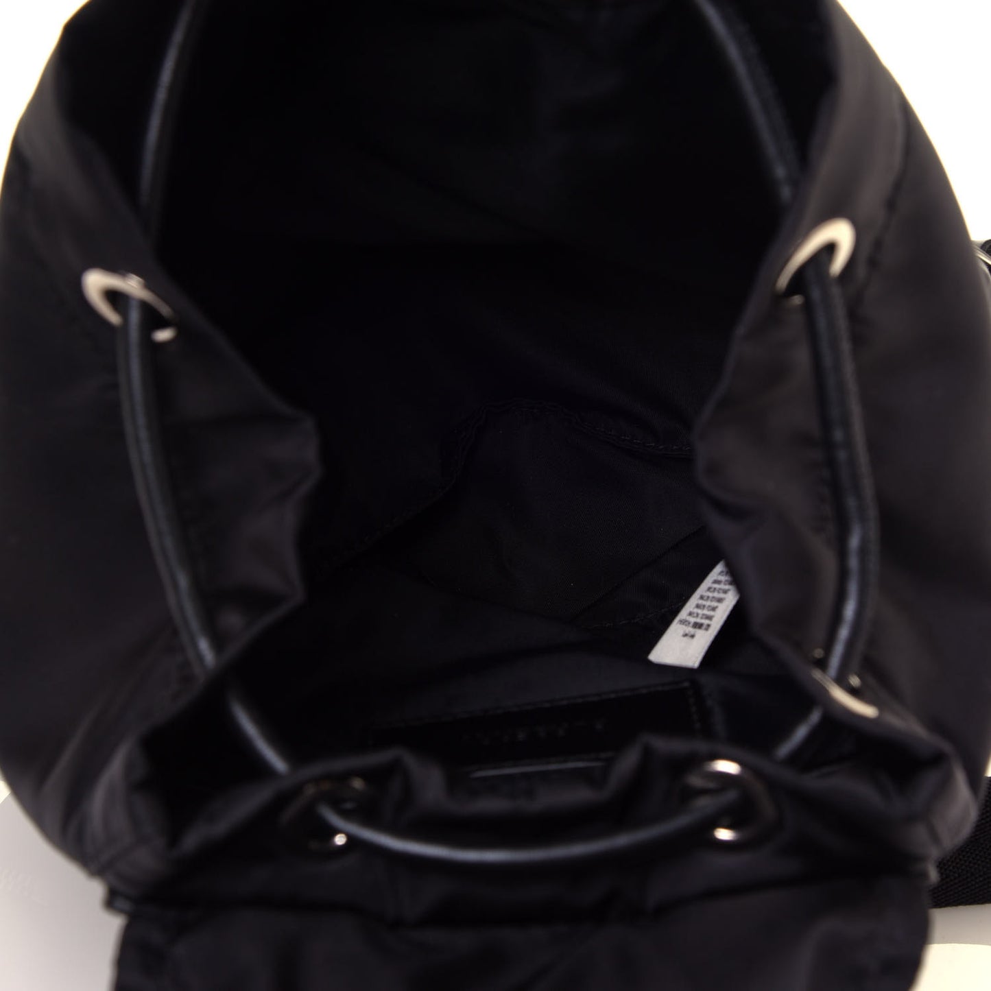 Nylon Logo Print Small Rucksack Backpack