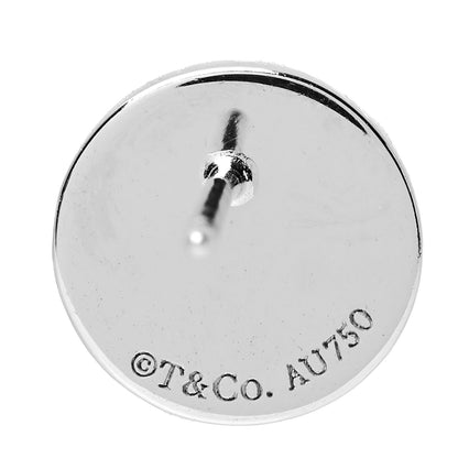 Tiffany 18K White Gold Diamond Atlas Stud Earrings 4 of 4
