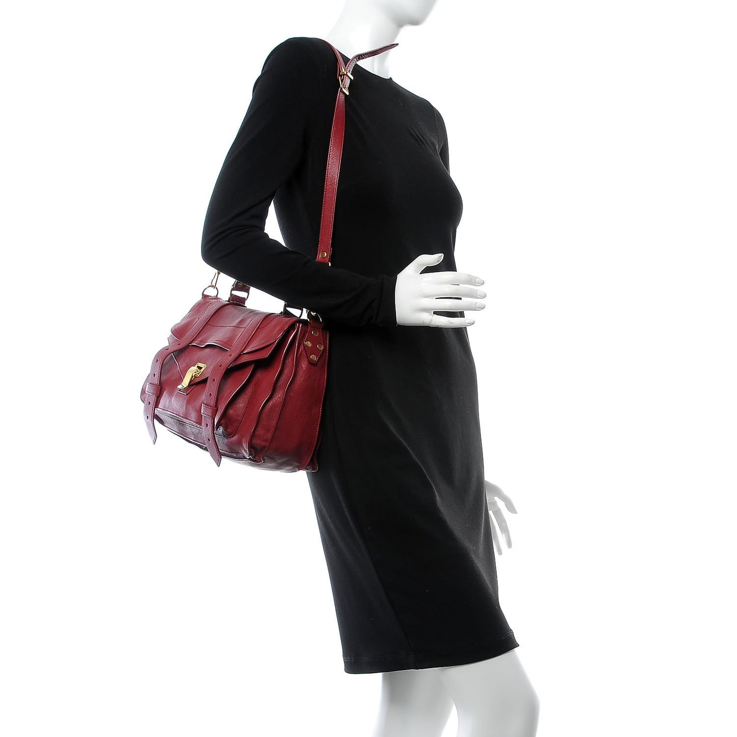 Lambskin Medium PS1 Satchel Chianti