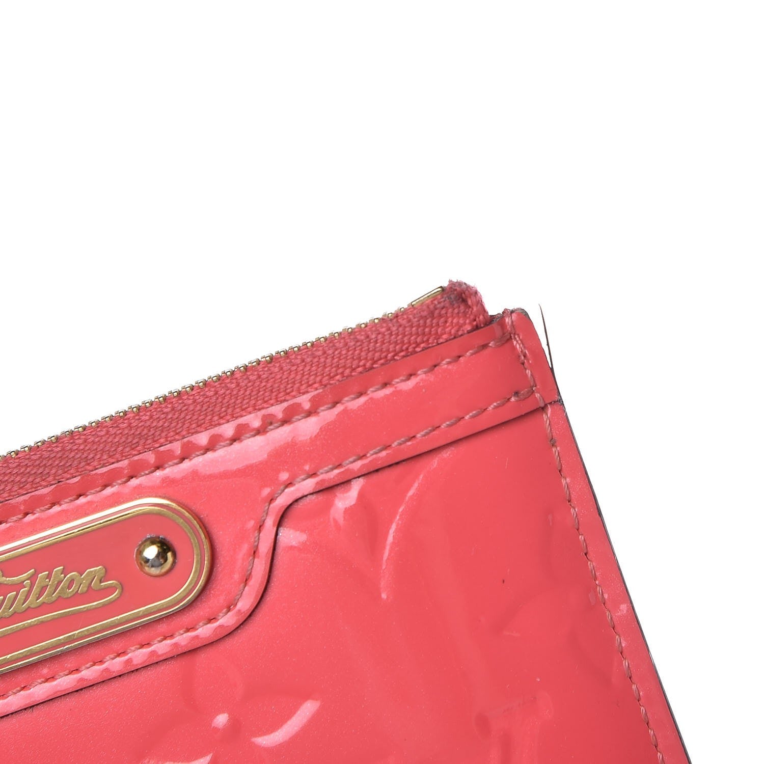 Louis Vuitton Vernis Key Pouch Rose Litchi 8 of 13