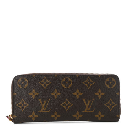 Louis Vuitton Monogram Clemence Wallet Fuchsia 1 of 8