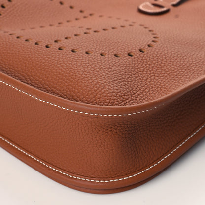 Hermes Taurillon Clemence Evelyne III PM Gold 9 of 9
