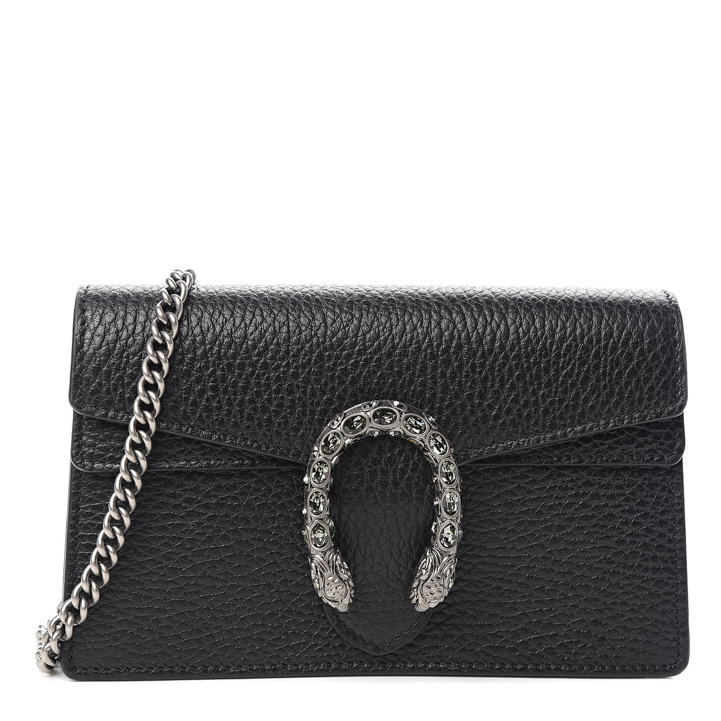 Calfskin Super Mini Dionysus Shoulder Bag Black