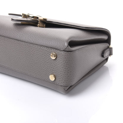 Gucci Dollar Calfskin Interlocking G Top Handle Shoulder Bag Loess 6 of 10