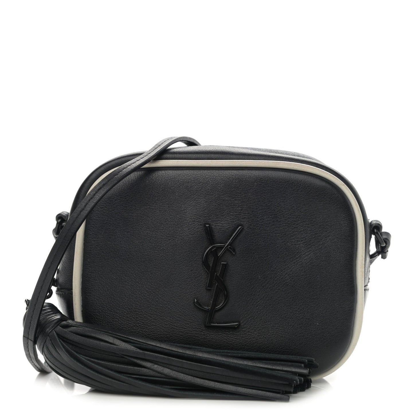Nappa Monogram Blogger Bag Black White
