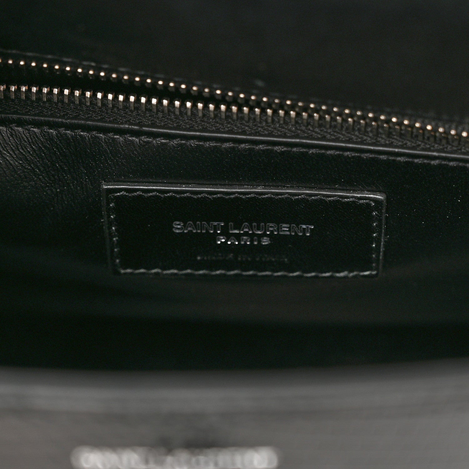 Saint Laurent Lizard Le Fermoir Top Handle Bag Small Black 6 of 10