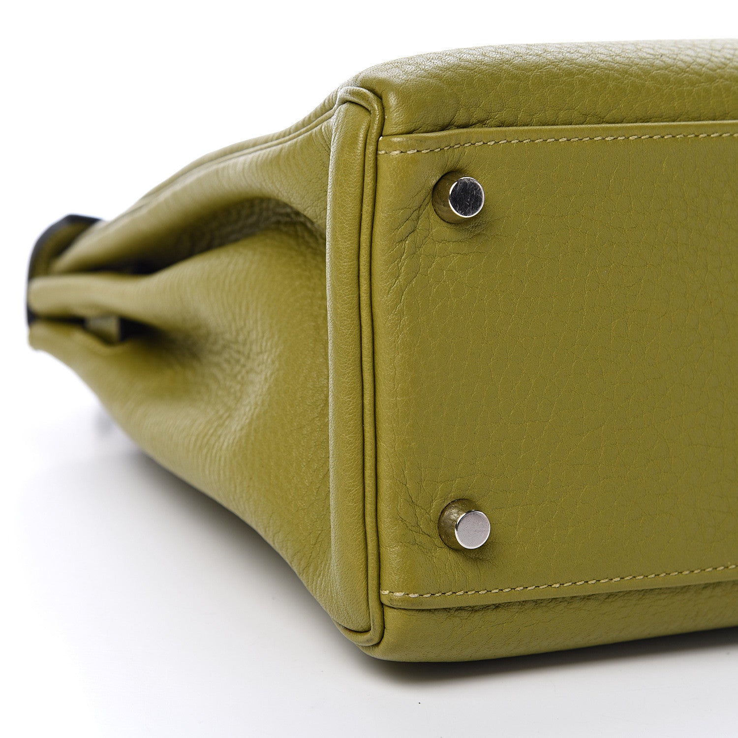 Hermes Togo Kelly Retourne 32 Vert Chartreuse 8 of 14