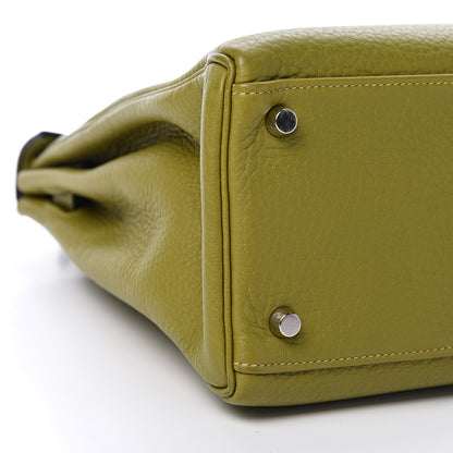 Hermes Togo Kelly Retourne 32 Vert Chartreuse 8 of 14