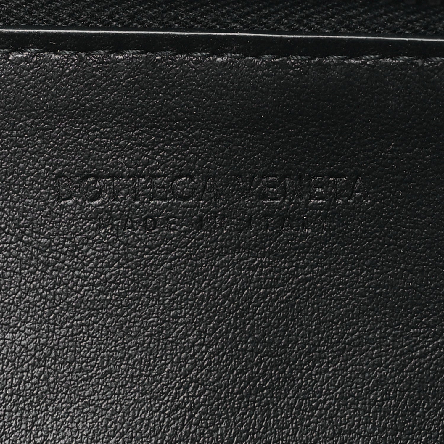 Bottega Veneta Nappa Intrecciato Long Zip Pouch Black 6 of 6