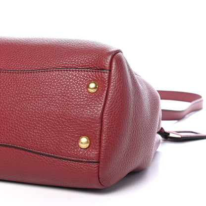 Prada Vitello Phenix Shopping Satchel Rubino 9 of 9