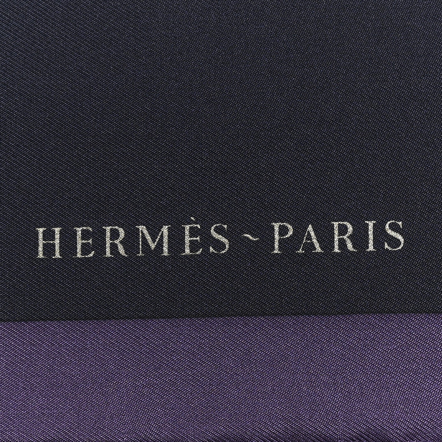 Hermes Silk Robe Legere Scarf 45 Aubergine Bleu Black 2 of 4
